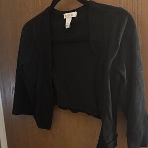 White House Black Market Elegant Black Sweater